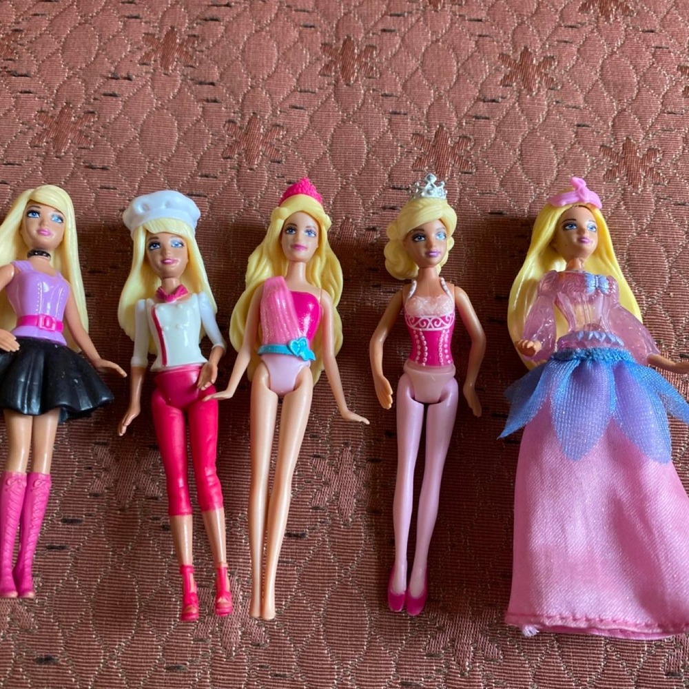 Barbie Fashionista Miniature Dolls 5 Lot 2011 s19